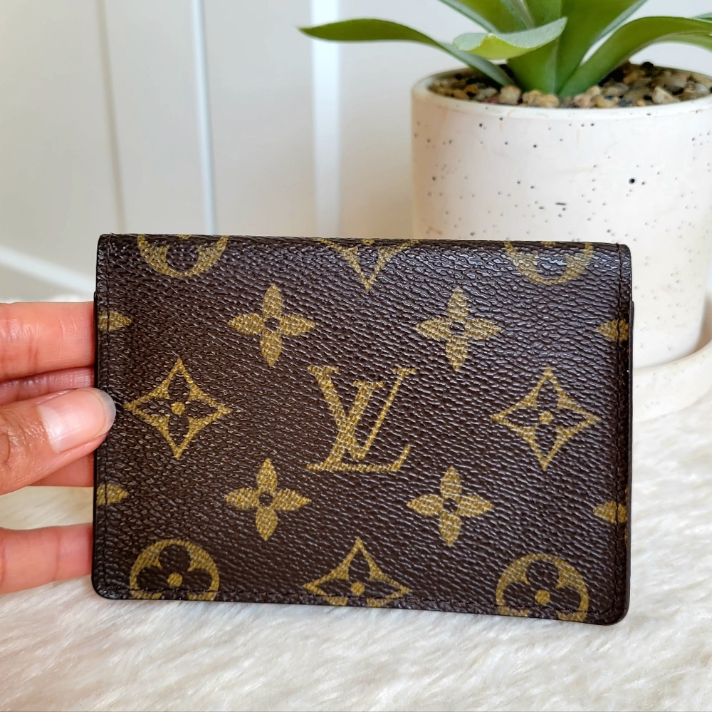 💕Authentic LOUIS VUITTON ID Card BiFOLD Wallet Monogram - Picture 3 of 7
